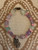Vintage Girl's Multi-Color Beaded Crystal Bracelet with Metal Hand Charm