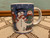 Vintage Designpac Artist Mindy Cain Holiday Snowman & Children Image Ceramic Mug
