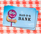 Rudy's Physical Gift Card ($5-$50)