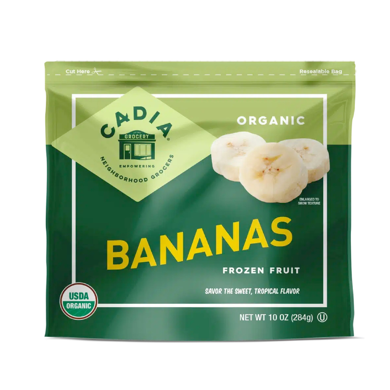 CADIA Banana Slices - Frozen - Organic