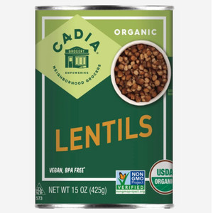 Canned Organic Lentils - 15oz