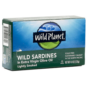 Wild Sardines In Extra Virgin Olive Oil - 4.4oz