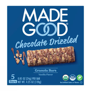 Vanilla Chocolate Drizzled Granola Bars - 5x 0.85oz