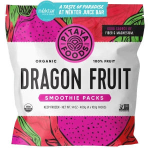 Dragon Fruit Smoothie Packs - 14oz (4packs)