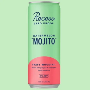Mojito Watermelon Mocktail with uplifting guayusa and adaptogens - 12oz