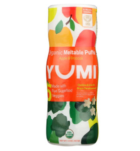 Organic Apple and Broccoli Baby Snack Puffs - 1.5OZ