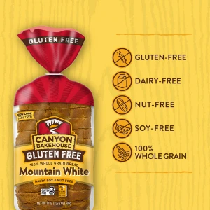 Gluten-Free Mountain White Sliced Bread - 18oz