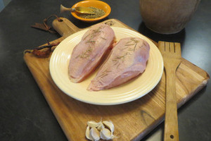 small bone-in chicken breast skin-on