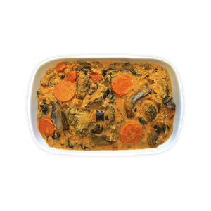 Portabella Mushroom and Red Curry Bake