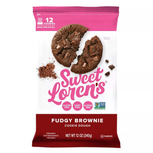 Gluten Free Vegan Fudgy Brownie Cookie Dough - 12oz