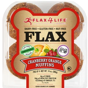 Cranberry Orange Flax Muffins 4pk - 14oz