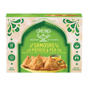 Vegan Potato & Pea Samosas with Chutney - 12oz