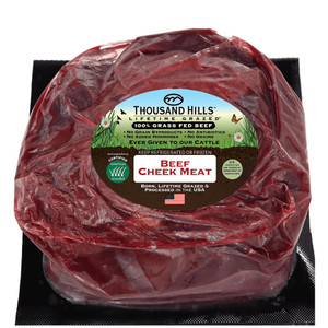 Grass Fed Beef Cheeks - avg. 1.25lb