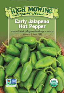 Early Jalapeno Hot Pepper - 10 SEEDS Early Jalapeno Hot Pepper - 10 SEEDS