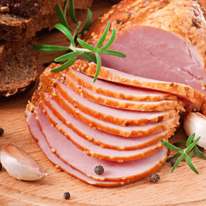 Baked and Sliced Boneless Ham Roast