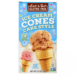GF Ice Cream Cones Cake Style - 12ct