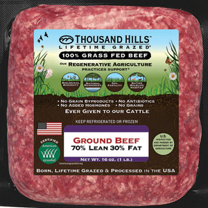 Ground Beef - Grass Fed - Keto Blend 70/30 - 16oz