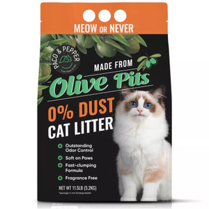 Olive Pits Dust-Free Cat Litter - 11.5lb