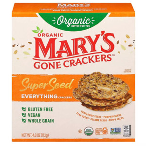New Size Super Seed Everything Crackers - 4oz