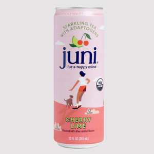 Cherry Lime Adaptogenic Sparkling Tea - 12fl oz