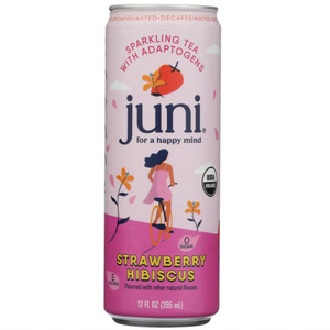 Strawberry Hibiscus Adaptogenic Sparkling Tea - 12fl oz