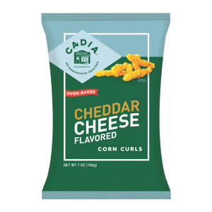 Organic Cheddar Baked Corn Curls