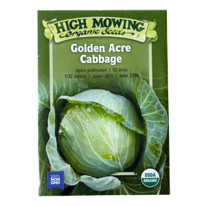 Golden Acre Cabbage Seeds - 1/32oz