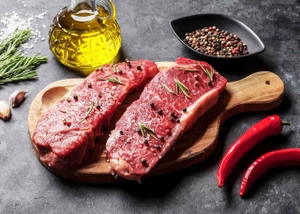 Bison New York Strip Steak, Trimmed - 6 oz