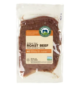 Uncured Roast Beef Deli Sliced - 6 oz