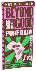 Madagascar 80% Dark Chocolate Bar - 2.64 oz
