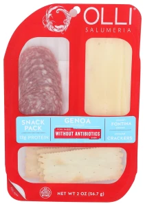 Genoa Salami, Fontina Cheese and Crackers Snack Pack - 2 oz