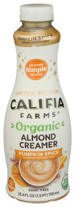 Pumpkin Spice Almond Milk Coffee Creamer - 25.4 fl oz