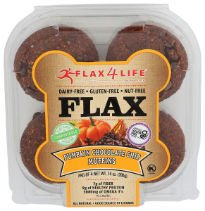 Pumpkin Chocolate Chip Muffins - 4 ct - 14 oz