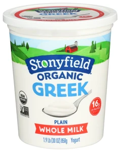 Plain Greek Whole Milk Yogurt - 30 oz