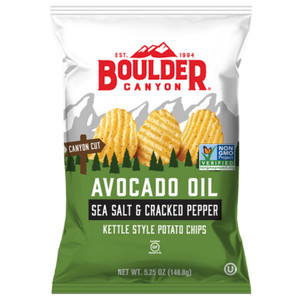 Kettle Chips - Sea Salt and Cracked Pepper - 5.5oz