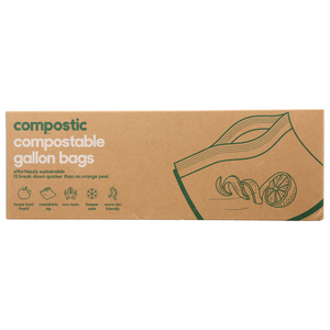 Gallon Bags - Home Compostable - 10 pack Gallon Bags - Home Compostable - 10 pack