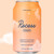 Ginger Peach Sparkling Water Infused with Magnesium & Adaptogens - 12oz
