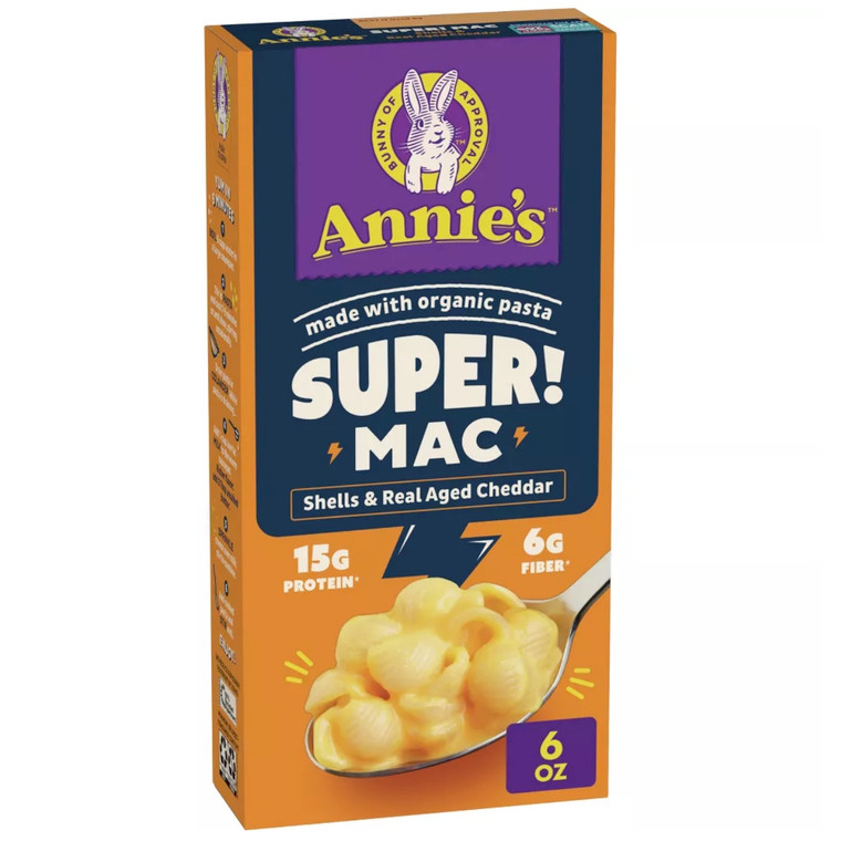 Super! Mac Shells and Real Aged Cheddar Mac and Cheese - 6oz