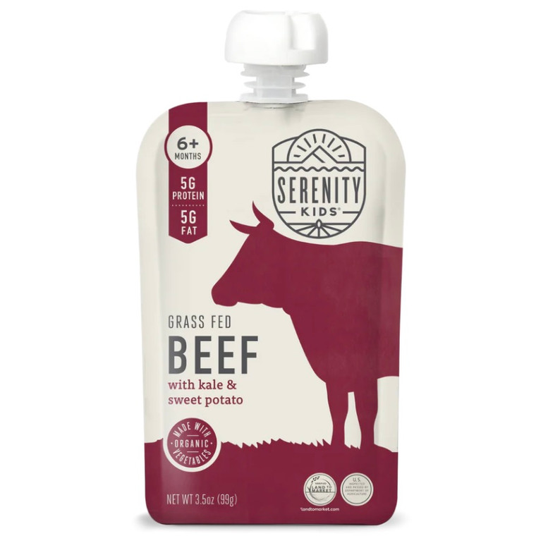 Beef Kale Sweet Potato Baby Food Pouch - 3.5oz