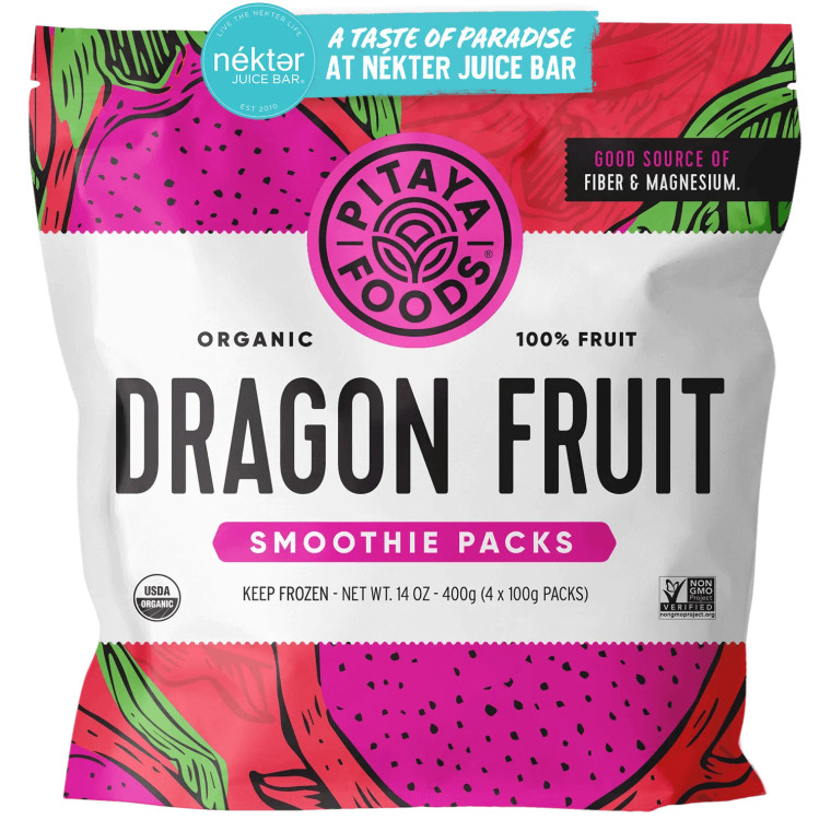 Dragon Fruit Smoothie Packs - 14oz (4packs)
