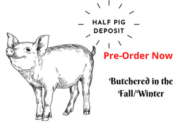 deposit to reserve half a pig