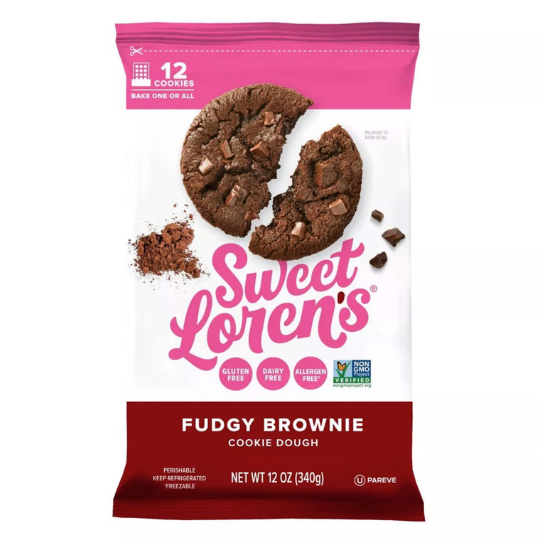 Gluten Free Vegan Fudgy Brownie Cookie Dough - 12oz