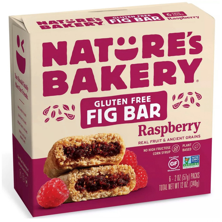 Gluten-Free Fig Bar Raspberry 6pk - 12oz