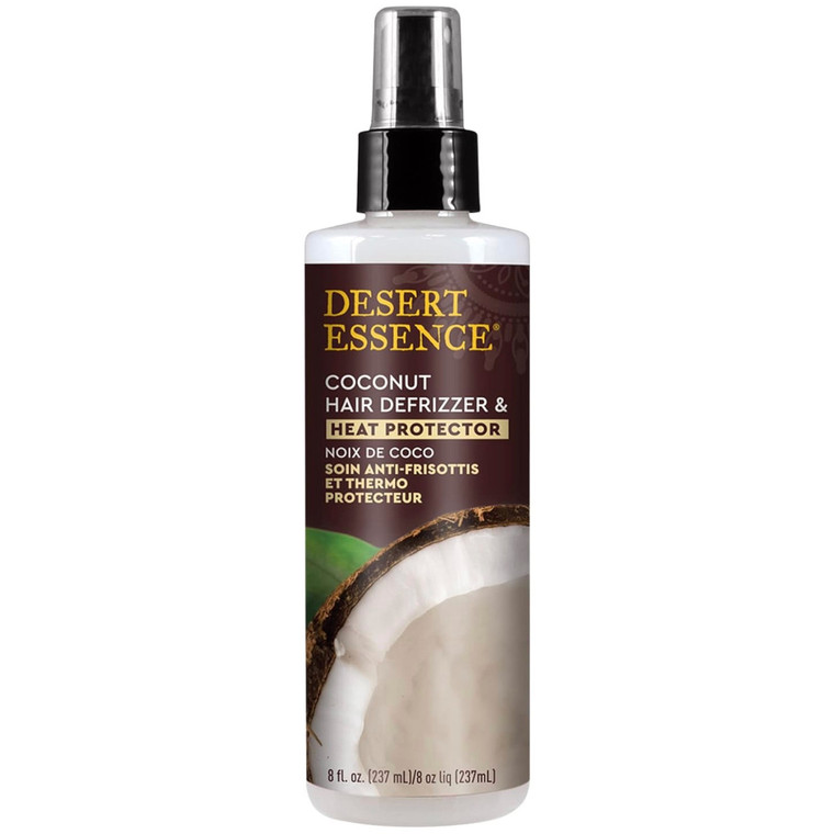 Coconut Hair Defrizzer & Heat Protector Spray - 8oz