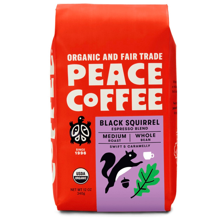 Black Squirrel Espresso Blend Whole Bean Coffee - 12oz