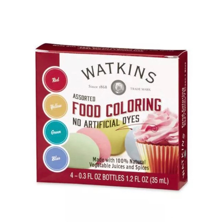 Assorted Food Coloring - 1.2oz