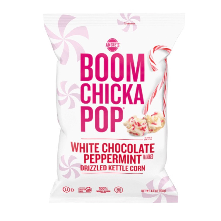 White Chocolate & Peppermint Flavored Kettle Corn - 4.5oz