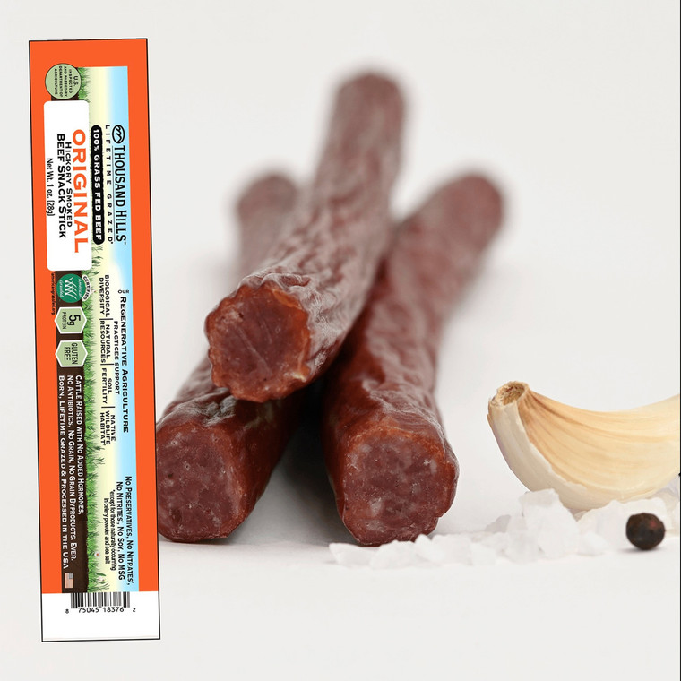 Grass Fed Original Beef 4pk Snack Sticks - 4oz
