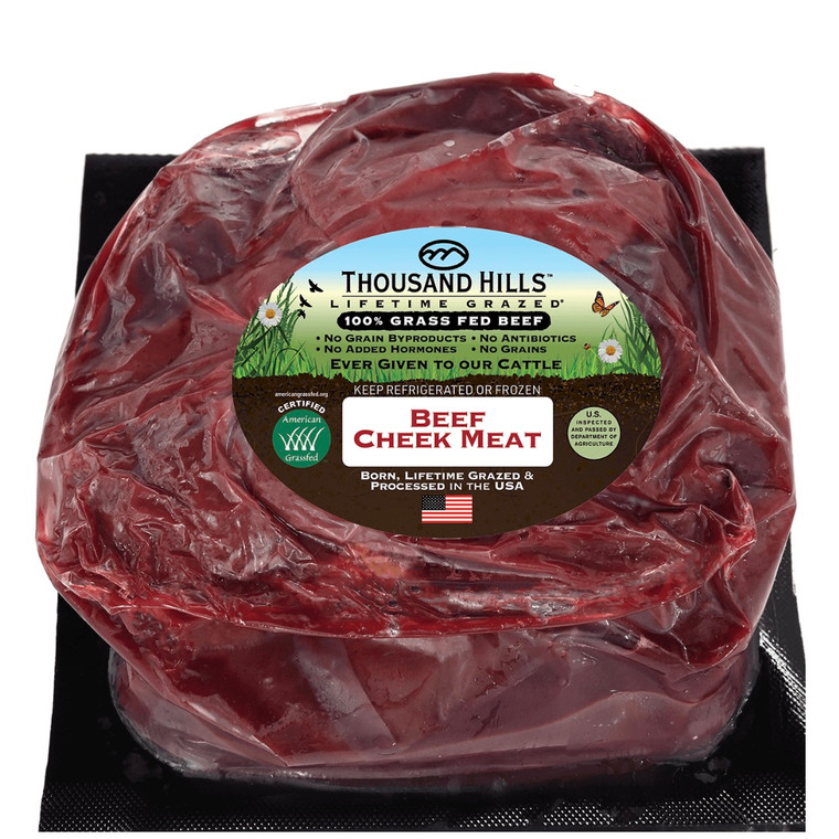 Grass Fed Beef Cheeks - avg. 1.25lb