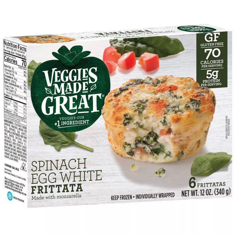 Spinach Egg White Frittata 6ct - 12oz